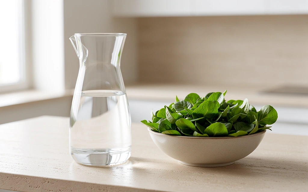 Čerstvé suroviny a čistá voda